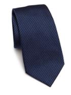 Armani Collezioni Thin Diagonal Stripe Silk Tie