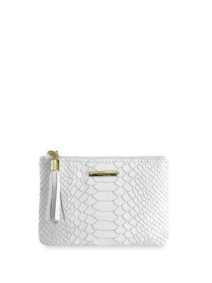 Gigi New York Embossed Leather Pouch