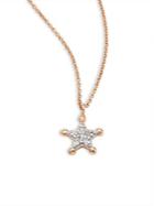 Kismet By Milka Sherriff Star Diamond & 14k Rose Gold Pendant Necklace