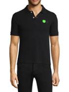 Comme Des Garcons Play Beatles Apple Embroidered Polo