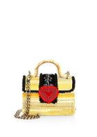 Kooreloo Divine Petite Embroidered & Woven Chain Crossbody Bag