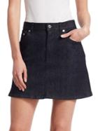 Givenchy Dark Wash Denim Skirt