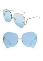 For Art's Sake Burton 63mm Geometric Sunglasses
