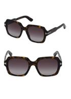 Tom Ford Eyewear Autumn 53mm Big Square Sunglasses