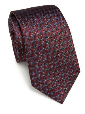 Armani Collezioni Patterned Silk Tie