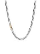 David Yurman Cable Buckle Chain Necklace With 14k Gold