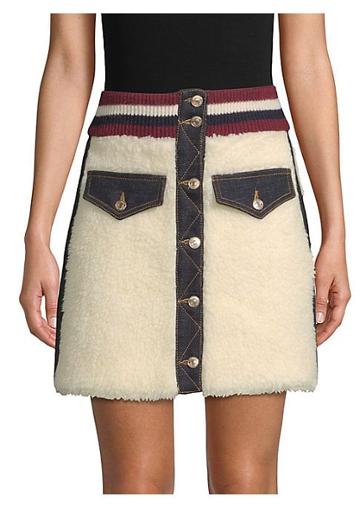 Tommy Hilfiger Collection Winter Denim Mini Skirt