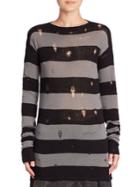 Marc Jacobs Deconstructed Wool & Cashmere Sweater