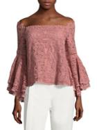 Alexis Thea Off-the-shoulder Lace Top