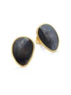 Marco Bicego Lunaria Black Mother-of-pearl & 18k Yellow Gold Earrings