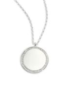 Astley Clarke Cosmos Diamond & Sterling Silver Large Locket Necklace