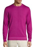 Salvatore Ferragamo Ciclamino Knit Cashmere Blend Sweater
