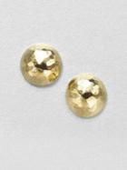 Ippolita Glamazon 18k Yellow Gold Pin Ball Stud Earrings