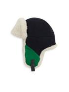 Crown Cap Colorblock Winter Hat