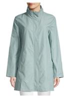 Eileen Fisher Stand Collar A-line Jacket