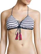 Anna Kosturova Swim Sailor Nomad Halter Bikini Top
