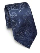 Saks Fifth Avenue Collection Paisley Silk Tie