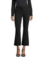 Yigal Azrouel Lace Bell Flared Pants