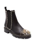 Christian Louboutin Chasse A Clou Studded Cap Toe Chelsea Booties