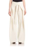 Proenza Schouler Flared Trousers With Front Flaps