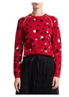 Redvalentino Splattered Star Knit Sweater