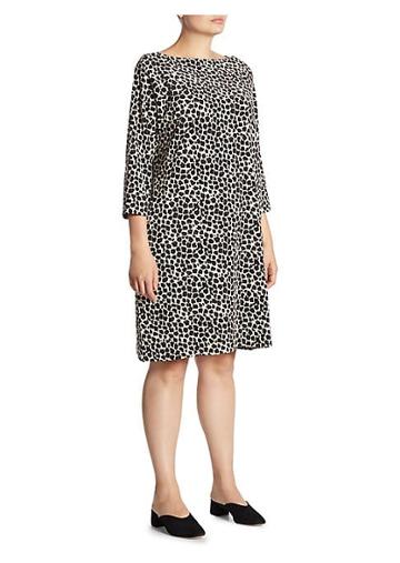 Joan Vass Leopard-print Dress