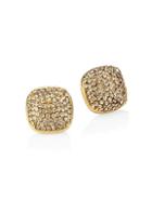 Kate Spade New York Clay Pave Small Square Stud Earrings