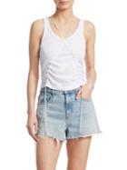 T By Alexander Wang Ruched Tie Tank Top