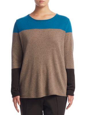 Basler, Plus Size Colorblocked Sweater