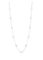 Adriana Orsini 8mm Pearl, Crystal & Rhodium-plated Station Necklace