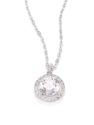 Adriana Orsini Round Crystal Pendant Necklace