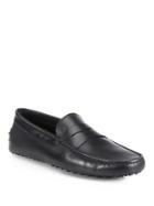 Tod's Men's Leather Gommini Penny Drivers