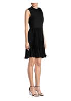 Donna Karan New York Pleated Fit & Flare Dress