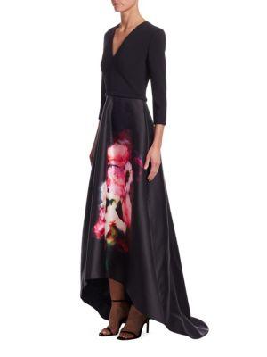 Theia Deep-v Gown