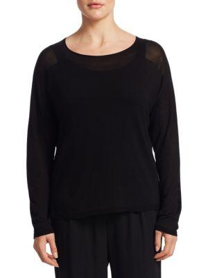 Eileen Fisher, Plus Size Funnel Neck Top