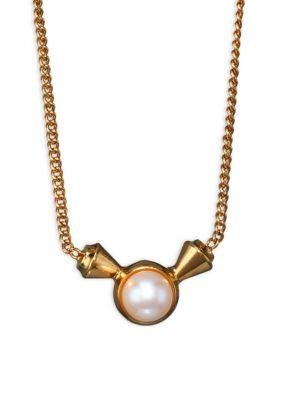 Vita Fede Titan Pearl Pendant Necklace