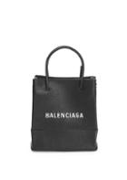 Balenciaga Leather Logo Tote Bag