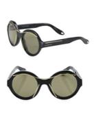 Givenchy 54mm Wire-trim Round Sunglasses