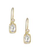 Ila Classics Collection Dallan Diamond & Sapphire Drop Earrings