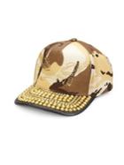 Robin's Jeans Studded Brim Camouflage Cap