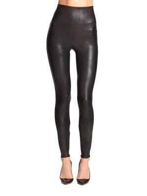 Spanx Faux Leather Shaping Leggings