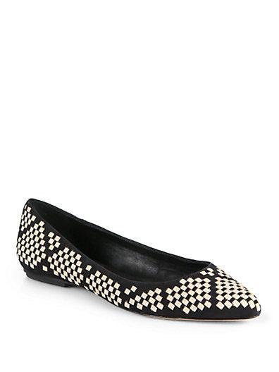 Rebecca Minkoff Idelle Woven Leather Flats