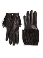 Portolano Fringed Leather Gloves
