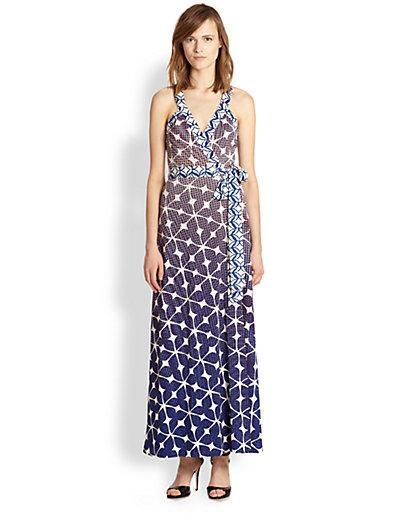 Diane Von Furstenberg Samson Jersey Maxi Dress