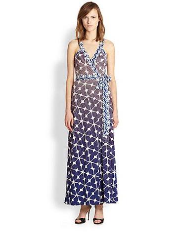 Diane Von Furstenberg Samson Jersey Maxi Dress