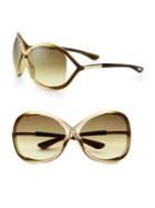 Tom Ford Eyewear Whitney 64mm Oversized Oval Sunglasses
