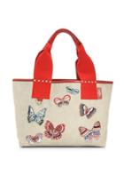 Valentino Garavani Small Butterfly Embroidered Shoulder Bag