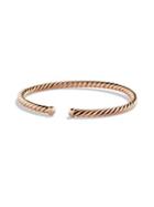 David Yurman Petite Precious Cable Bracelet In Rose Gold
