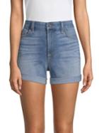 Jen7 By 7 For All Mankind Cotton Denim Shorts