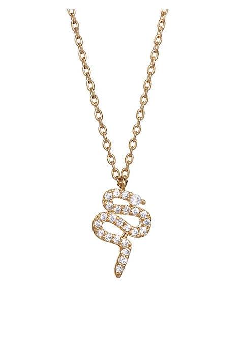 Jules Smith Serpentine Pendant Necklace